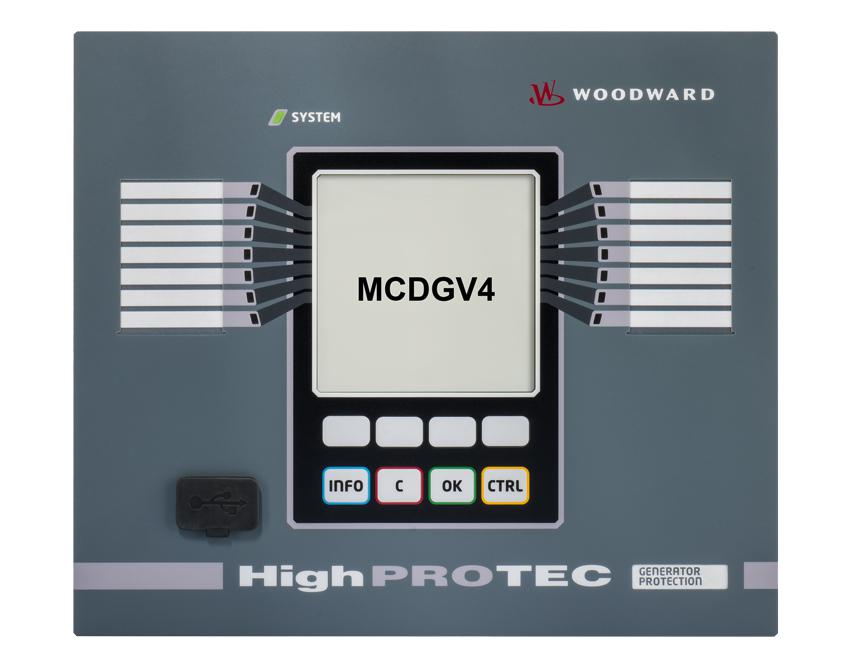 MCDGV4-2B0ATA - Реле защиты регулятора MCDGV4 Generator Protection 1A/5A 800V