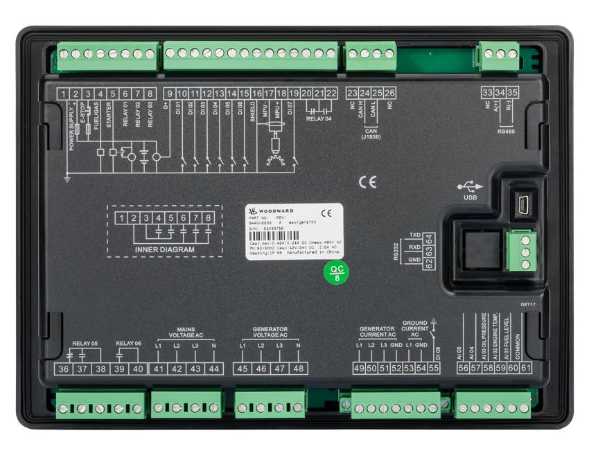 8440-2233 - Регулятор энергопотребления easYgen-1700 Automatic Mains Failure Control